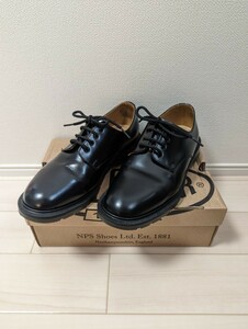 SOLOVAIR (ソロヴェアー) / サイズ6.5 プレーントゥシューズ 4EYE SHOE ブラック