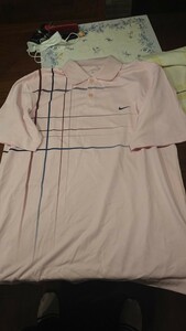 ナイキゴルフ 半袖ポロシャツ 中古 サイズM 薄ピンク