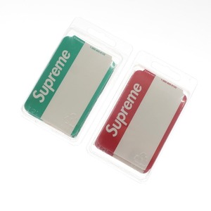 【中古】シュプリーム Supreme 2020年秋冬 Name Badge Stickers ネームバッジ ステッカー レッドxグリーン