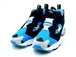 新品 Reebok リーボック M48756 NSTA PUMP FURY OG ランニング スニーカー size27ｃｍ/黒ｘ青 ■■◎ ☆ dka9 メンズ