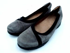 clarks クラークス スウェード パンプス size23.5cm/グレー ■■ ☆ dkb0 レディース