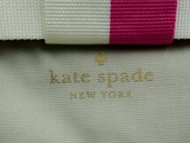 kate spade ケイトスペード リボン トート バッグ ベージュｘピンク ■■ ☆ dkb0 レディース_画像5