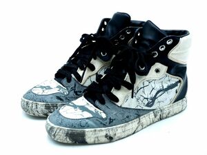 バレンシアガ 333113 ハイカット スニーカー size36（23cmくらい）/オフホワイトｘ黒ｘグレー ■■ ☆ dkb4 レディース