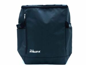 新品 ATHLETA アスレタ スクエア リュック デイパック バッグ 黒 ■■ ☆ dkb6 メンズ