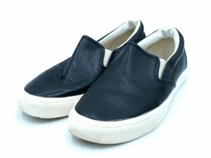 RODE SKO ロデスコ レザー調 スリッポン スニーカー size37（23.5cm）/黒 ■■ ☆ dkc1 レディース