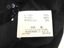 ローラアシュレイ ビーズ スパンコール ニット セーター sizeM/黒 ◇■ ☆ dka1 レディース_画像5