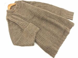  Banner Barrett шерсть . вязаный свитер size38/ чай *# * dka7 женский 