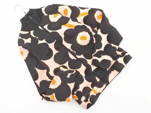 adidas アディダス marimekko マリメッコ 裏起毛 花柄 トラック ジャケット sizeS/ペールオレンジ ◇■ ☆ dka7 レディース