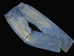 LEVI’S リーバイス 55501 501XX 赤耳 ボタンフライ デニムパンツ size34/青 ■■◎ ☆ dka8 メンズ