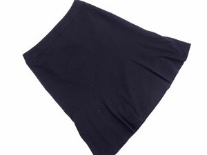 ネコポスOK UNTITLED アンタイトル Aライン 台形 スカート size1/濃紺 ■■ ☆ dka8 レディース