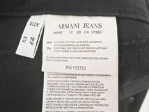 ARMANI JEANS アルマーニジーンズ テーパード パンツ size27/黒 ■■ ☆ dka9 レディース_画像5