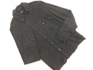 DIESEL ディーゼル ウール混 ニット ジャケット sizeS/ダークグレー ◇■ ☆ dka9 メンズ