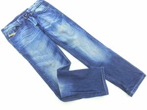 DIESEL ディーゼル DARRON USED加工 ボタンフライ デニムパンツ size30/青 ■■ ☆ dkb0 メンズ