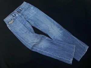 DIESEL ディーゼル ボタンフライ ストレート デニムパンツ size30/青 ■■ ☆ dka9 メンズ