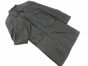 COMME CA DU MODE MEN コム サ デ モード メン 羊革 ラムレザー コート size2/黒 ◇■ ☆ dka9 メンズ