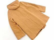 ZARA basic ザラ ベーシック ジップアップ フーディー コート sizeL/キャメル ◆■ ☆ dkb0 レディース_画像7