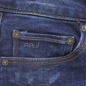 G-STAR RAW ジースターロゥ CONTOUR HIGH STRAIGHT USED加工 スキニー デニムパンツ size26/紺 ■■ ☆ dkb3 レディースの画像4