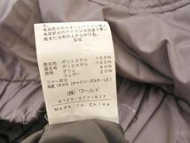 INDIVI インディヴィ ラクーンファ 付き ダウン コート size40/グレー ◆■ ☆ dkb5 レディース_画像7