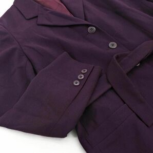 タルボット ウール混 セットアップ ジャケット スカート スーツ size上8 下10/紫 ◇■ ☆ dkb5 レディースの画像3
