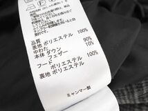 エニィファム チェック ダウン ジャケット size3/黒 ◆■ ☆ dkb4 レディース_画像8