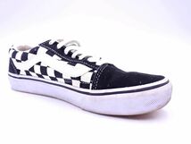 VANS バンズ V36CL+ オールドスクール チェッカー ローカット スニーカー size23.5ｃｍ/白ｘ黒 ■■ ☆ dkb4 レディース_画像5