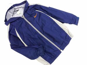 NIKE ナイキ キッズ ウインドブレーカー ジャケット 140cm 紺 ◇■ ☆ dkc1 子供服