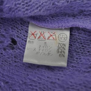 ROPE ロペ ウール混 ニット セーター sizeM/紫 ◇■ ☆ dkc2 レディースの画像4