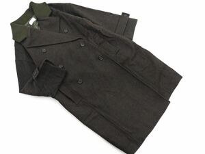 KBFke- Be ef Urban Research wide pea coat sizeOne/ khaki *# * dkc4 lady's 