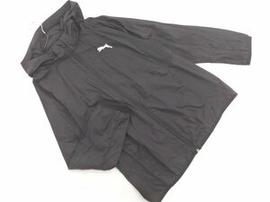 PUMA Puma with a hood . full Zip jacket size160cm/ black *# * dkc4 child clothes 