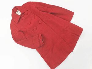 MINIMUM Minimum wool . double button coat size2/ red *# * dkc7 lady's 