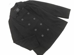 Par Avion Par Avion pea coat size13/ black *# * dkc9 lady's 