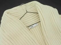 新品 ZARA ザラ ニット ロング コート sizeL/オフホワイト ◆■ ☆ dkc7 レディース_画像3