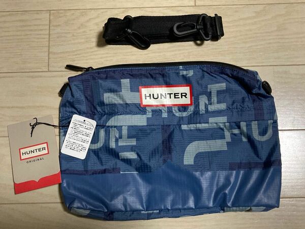 【新品・タグ付】HUNTER ハンター リップストップサコッシュ／ ポーチバッグ