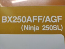 ●（R51015 BO）⑱　BX250AFF/AGF　Ninja 250SL　パーツリスト パーツカタログ PARTS LIST PARTS CATALOGUE 送料無料_画像2