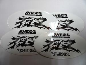 HONDA RHEOS YASHA レオス RHEOSE ヘルメット ステッカー 4枚セット約12.9cm × 6.7cm 定形外84円