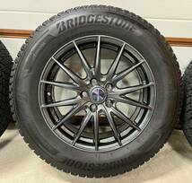 ブリヂストン ブリザック DM-V3 スタッドレス ４本　225/65r17 2019年製　17×7J +39 ハブ径約60㎜(手測) 180サイズ×４本_画像3