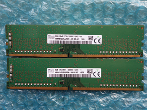 ★ SK hynix DDR4 PC4-2666V HMA81GU6JJR8N-VK 16GB(8GB x 2枚) DIMM ★