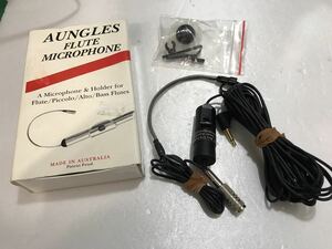 【動作確認済】AUNGLES FLUTE MICROPHONE フルート用 コンデンサマイク