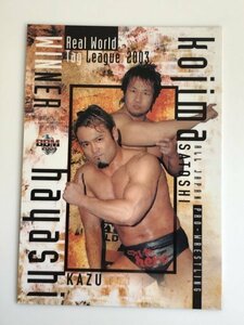 BBM 2003 プロレスカード　＃1024　週刊プロレス　小島聡　カズ・ハヤシ　全日本プロレス　新日本プロレス　みちのくプロレス　