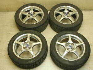 送料無料 MR-S MRS ZZW30 純正 前期 メッキ アルミ ホイール 6J 6.5J 185/55R15 205/50R15 PCD 100 4H 4本