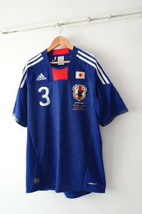 adidas アディダス サッカー 日本代表 ユニフォーム 2010 ワールドカップ W杯 パラグアイ戦 SAMURAI BLUE ＃3 駒野