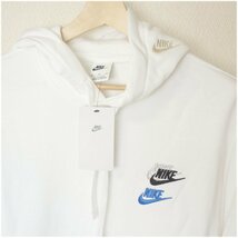 新品未使用◆送料無料●(メンズXL) ナイキ NIKE 白/ホワイト パーカー スウェット地 スウッシュ_画像6