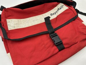 107541 condition A Vintage Britain [ROYAL MAIL] Royal mail messenger bag white reflector 