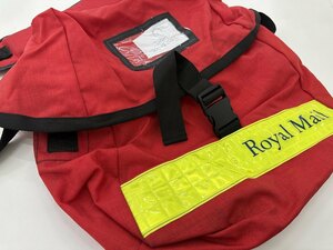 107509 ヴィンテージ　英国 「ROYAL MAIL」　ロイヤルメール メッセンジャーバッグ　Sサイズ　イエローリフレクター