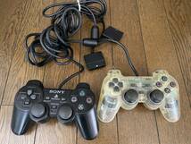 PlayStation2　プレイステーション２　純正　アナログコントローラ　ＳＣＰＨ－１００１０　２個　ジャンク品_画像1