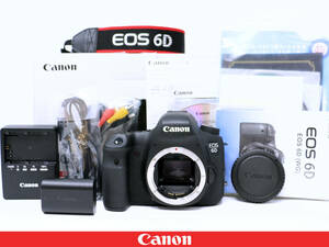 ◆美品◆Canon キャノン EOS 6D ボディ◇元箱付属品完備◆使用感少ない17000ショット★ハイアマチュアご用達35ｍｍフルサイズデジタル一眼