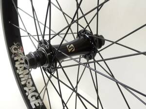 送料無料☆新品　Stolen Rampage 20インチ　BMX　FEMALEハブ軸　フロントホイール　ブラック