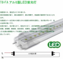 直管LED蛍光灯用照明器具 笠付トラフ型 40W形2灯用 LED蛍光灯付き (2灯式＜LED蛍光灯付き＞1台)_画像5