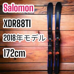 希少 SALOMON サロモン 2018年 XDR88TI 172cm WARDEN 13 スキー板 カービングスキー