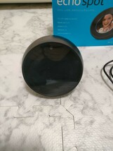 ■1円〜■Amazon アマゾン Echo Spot (エコースポット) ■スクリーン付きスマートスピーカー with Alexa、ブラック■動作確認済■_画像2